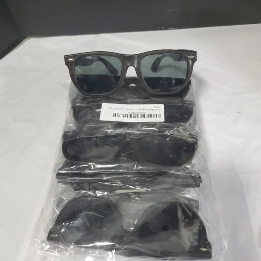 Plastic black toy gift sun glasses set 12 party supply *